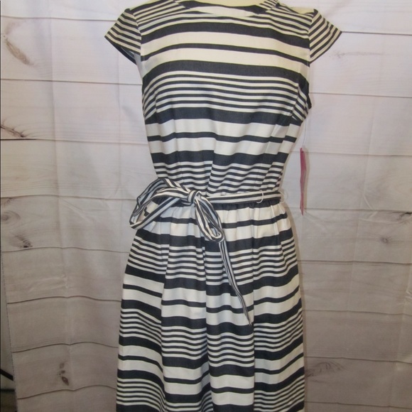 Betsey Johnson Dresses & Skirts - NWT Betsy Johnson Striped A Line Dress Sz 12